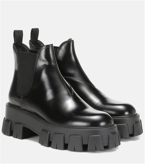 bottes plateforme prada
